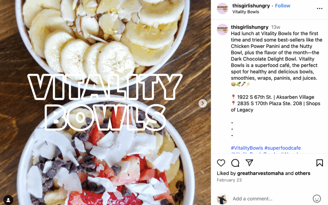@thisgirlishungry Posts About Vitality Bowls